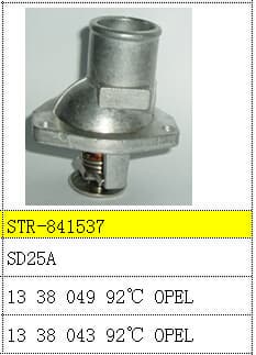 For Opel Thermostat and Thermostat Housing 1338049 1338043